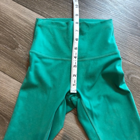 Lululemon Wunder Train High Rise Tight Leggings Blaze Maldives Green Size 0 - Picture 9 of 16